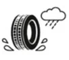 EU tyre label icon diagram.